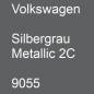 Preview: Volkswagen, Silbergrau Metallic 2C, 9055.